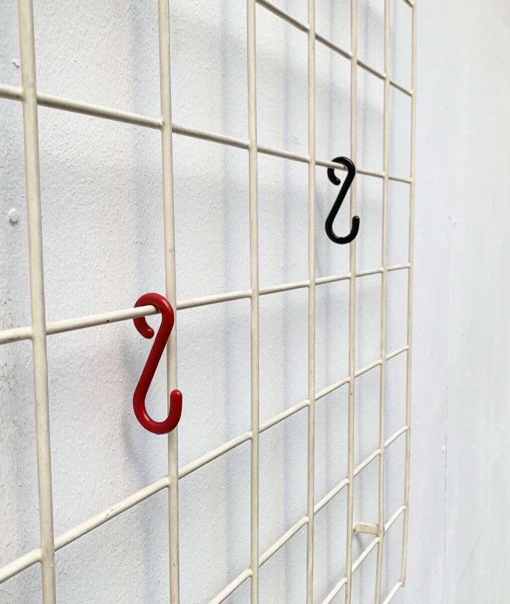 Mid-century German minimalist rope coat rack from the 1960s.