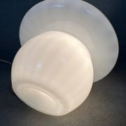 Vintage 'swirl' mushroom lamp
