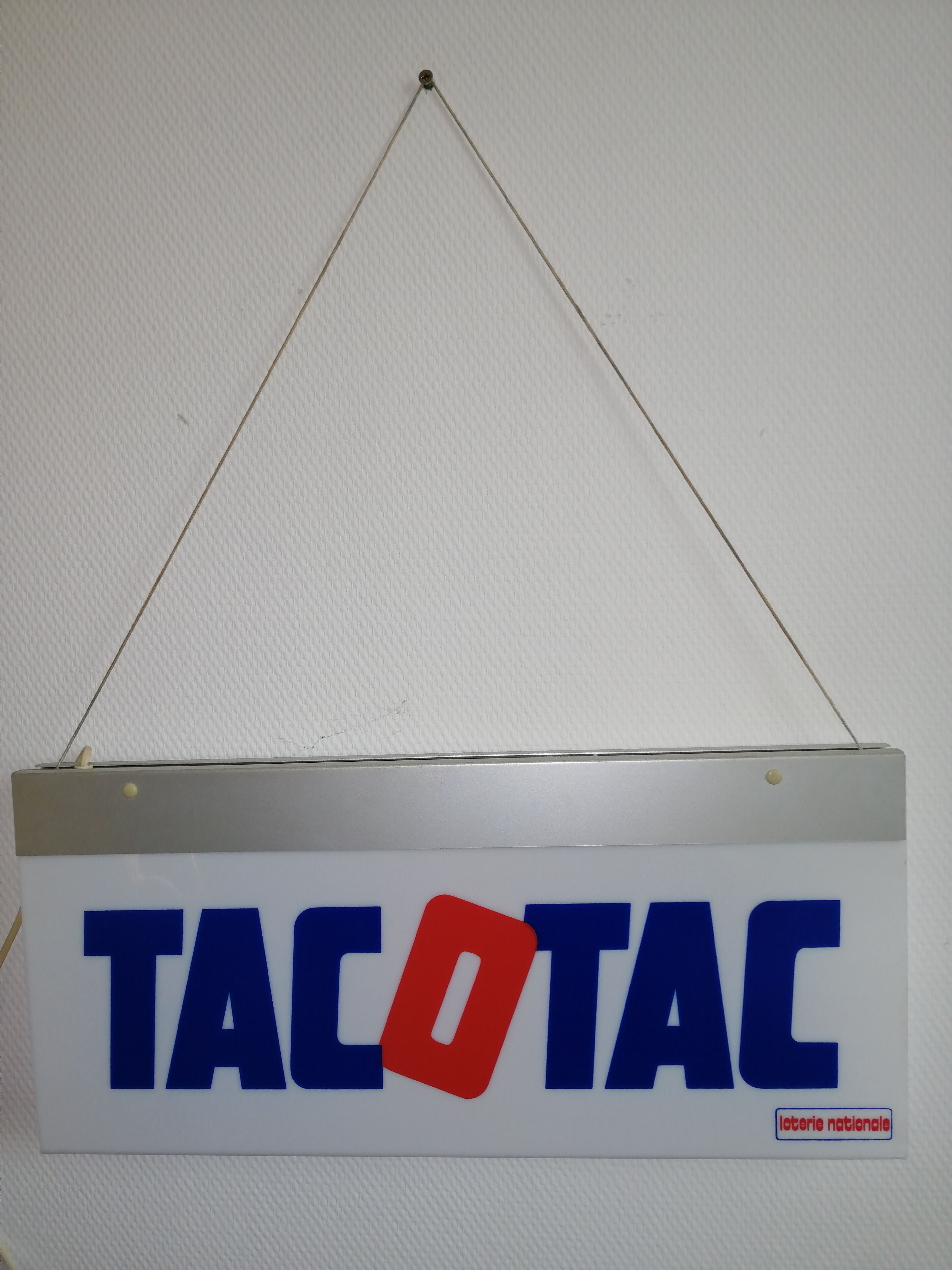 National lotto illuminated sign