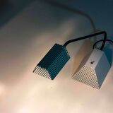 Functionalist geometrical desk lamp, France 1950s
