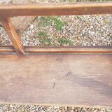Ancient church bench