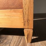 Renovated oak bedside table