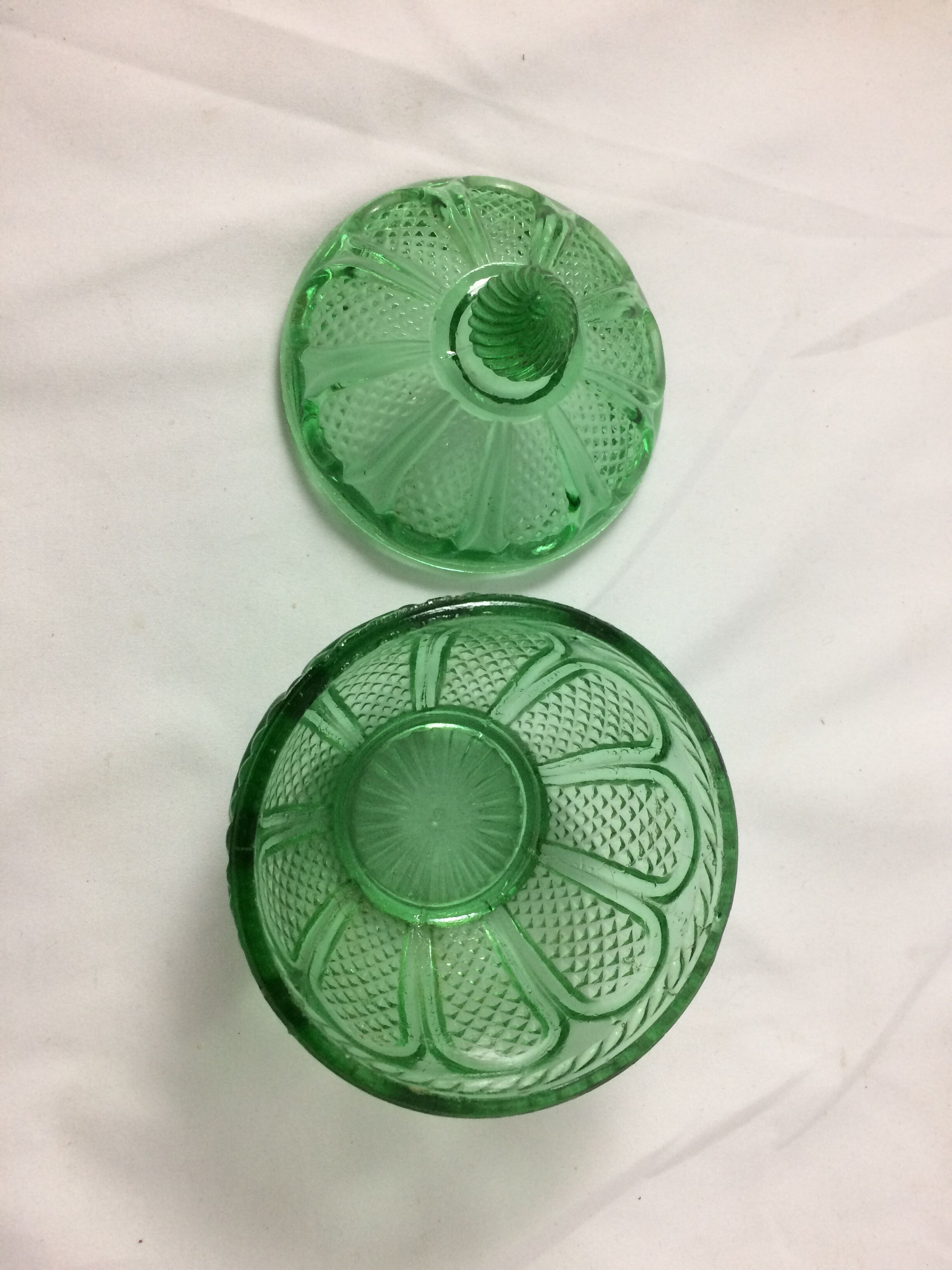 vintage colorful glass candy