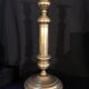 Bronze torch candle holder early 20th century