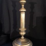 Bronze torch candle holder early 20th century