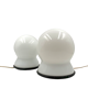 Sergio Asti, Set of 2 "Scafandro" Table Lamps, Candle, Italy 1970s