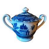 Asian porcelain sugar bowl