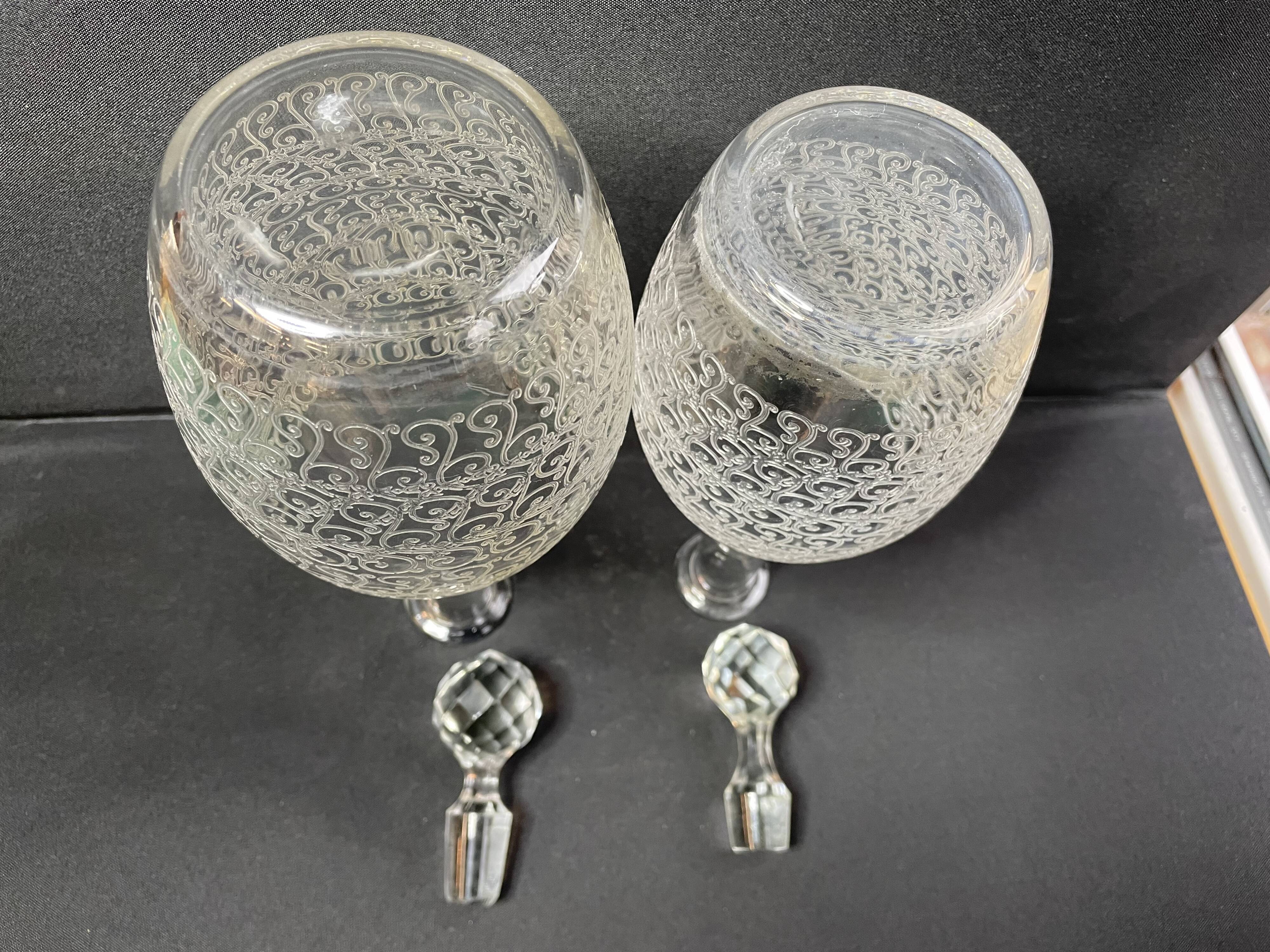 Carafes Baccarat Rohan art déco