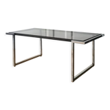 Coffee table chrome and glass, 1970