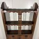 Antique rustic wall unit plate cabinet 1900