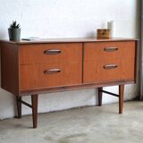 Enfilade/sideboard with 4 drawers, 123 cm