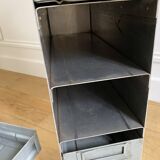 Meuble d'atelier en métal pour outils visserie 8 tiroirs vintage