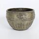 Vintage Brass Bowl Fish Scorpion Woven Texture