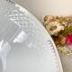 Saladier porcelaine blanche dorée BAVARIA modèle "Annabell"