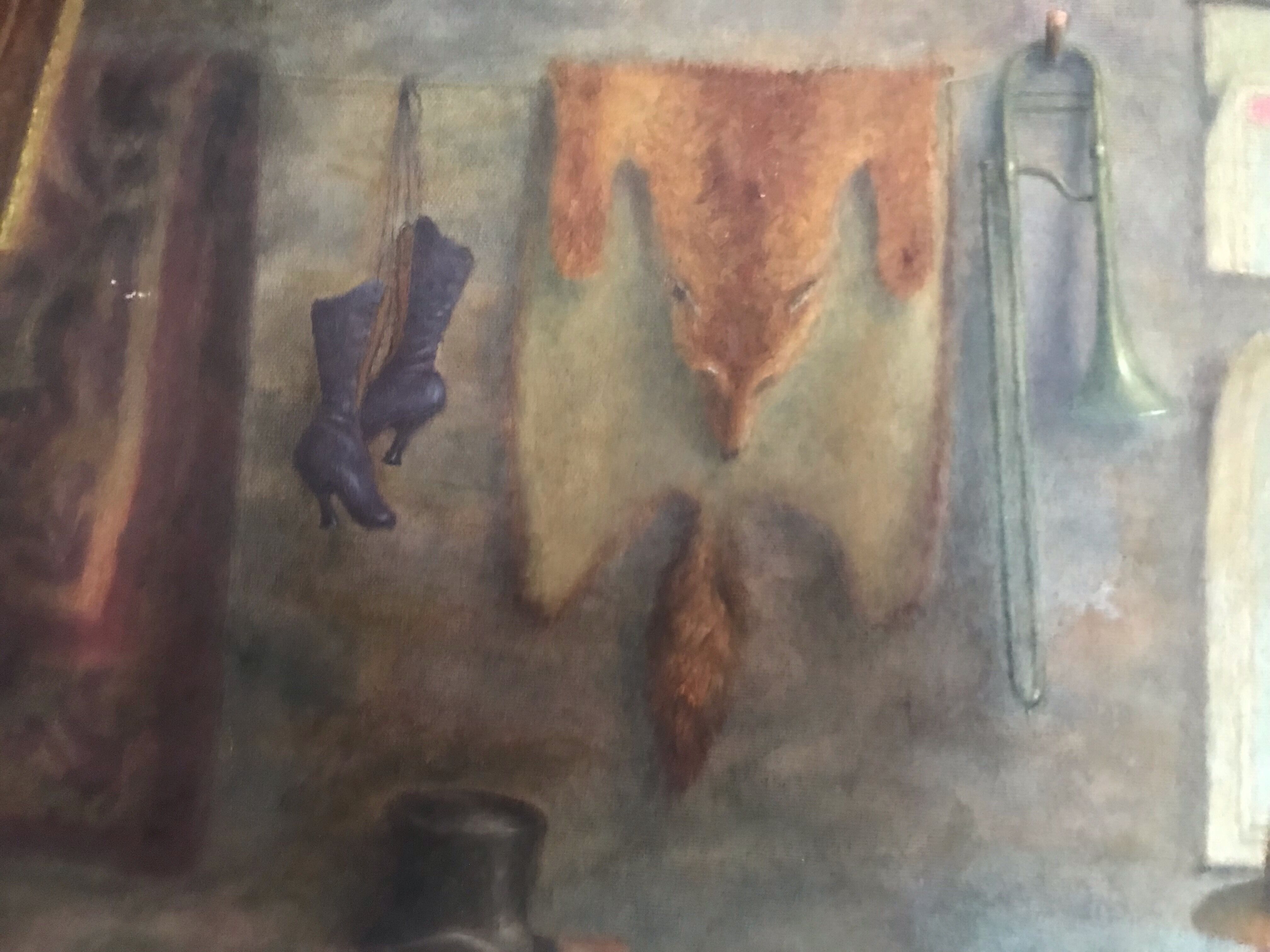 Auto portrait d'un peintre brocanteur, G. Lirand