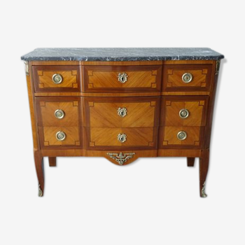 Louis XV-XVI transition style chest of drawers
