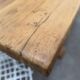Oak table, monastery-style table.