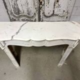 Louis XV style flat fireplace circa 1900