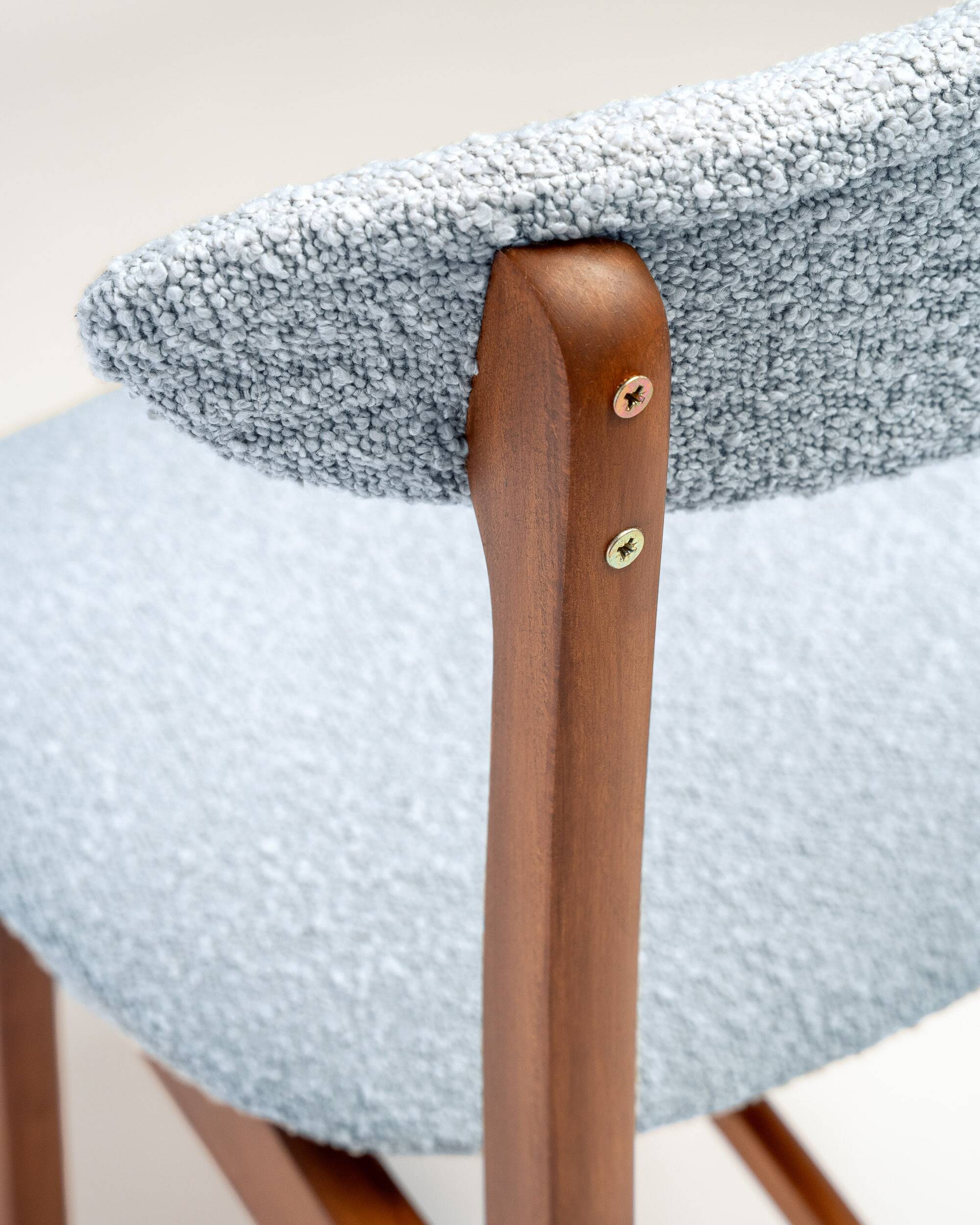 Chaise de salle à manger vintage par Hałas, restaurée