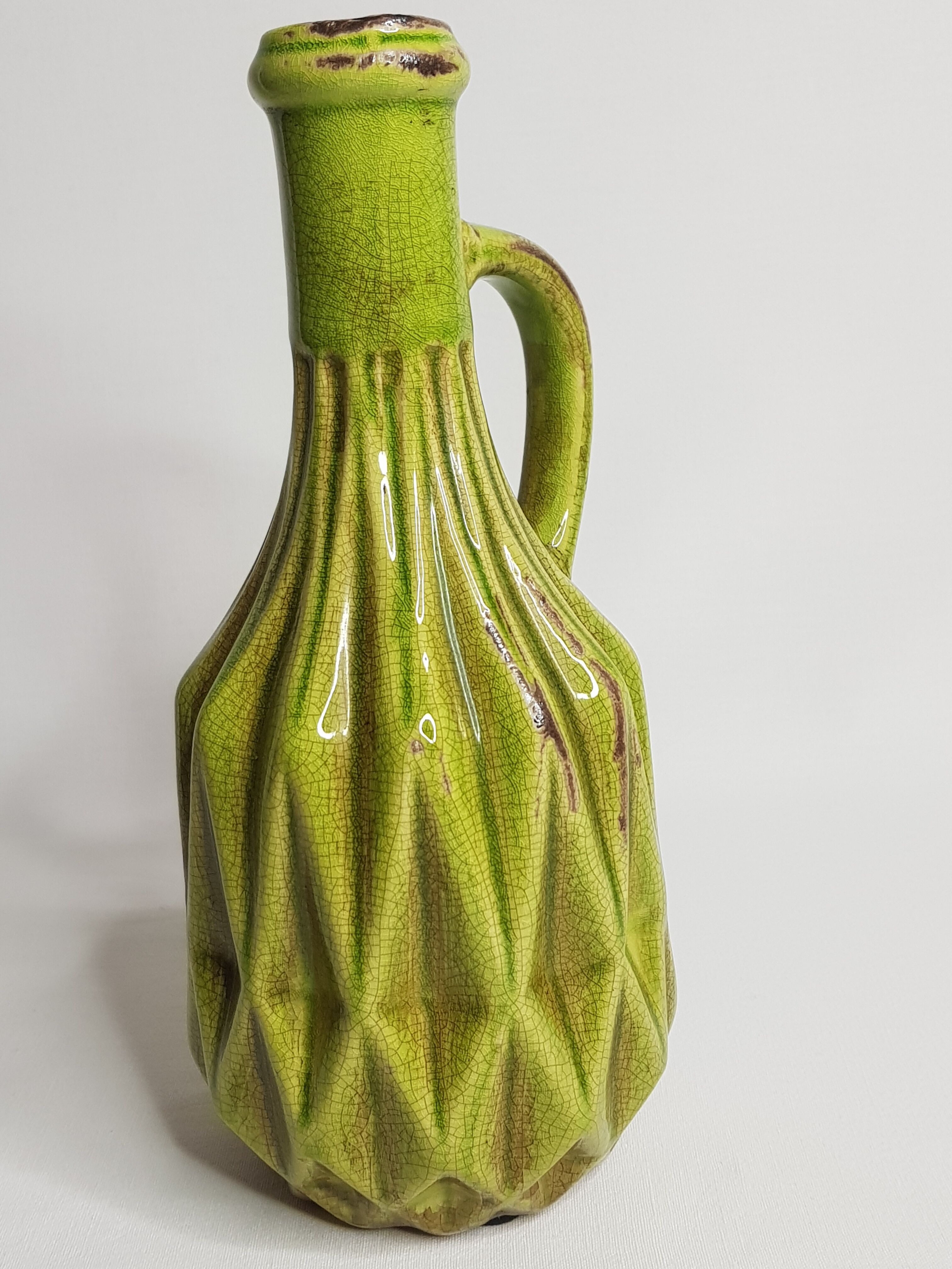 Vintage origami soliflore vase 26 cm