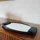 Art deco cubist bakelite mirrored tray, France 1930s