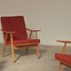 Pair of Boomerang armchairs by Antonin Suman for Ton (Thonet) 60