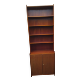 Bibliothèque vintage de style scandinave en teck