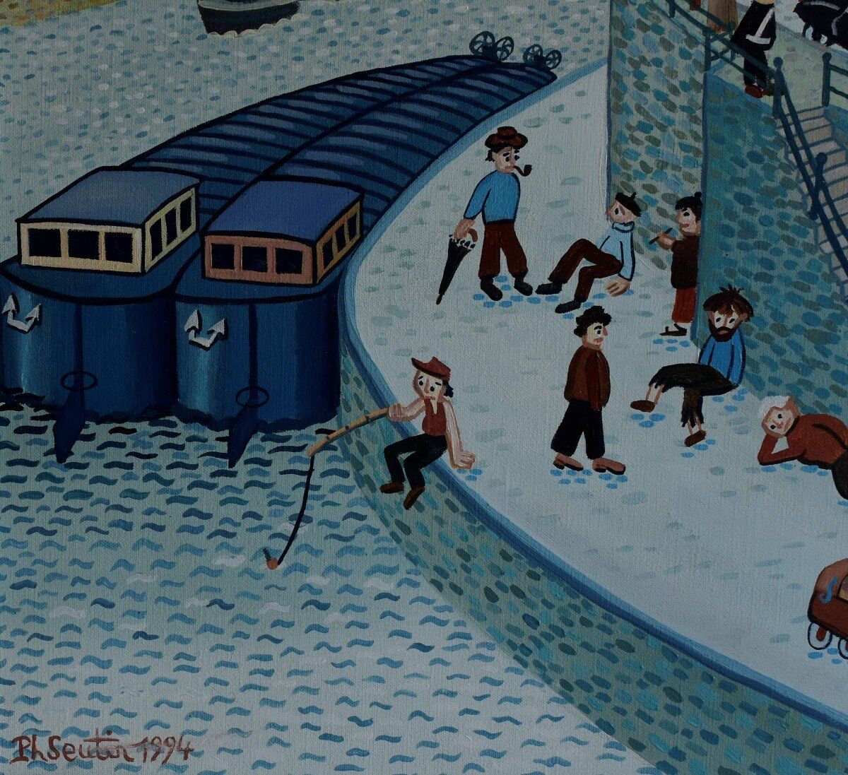 Painting seutin philippe 1948