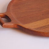 Oval Teak Wooden Serving Tray by Jens Quistgaard for Dansk Designs, Denmark 1960s.