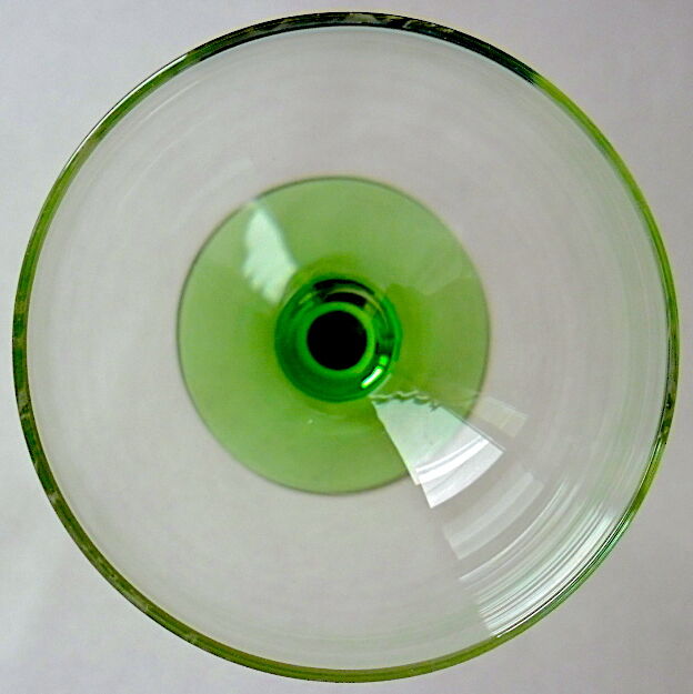 Suite de six verres à vin du Rhin en cristal