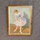 Tableau d'une danseuse art déco par Gontran Sedille