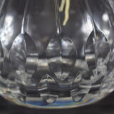 Service of 6 wine glasses and crystal carafe crystal workshop