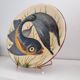 Decorative wall plate fish Puigdemont