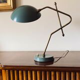 Light blue table lamp, France 1960s