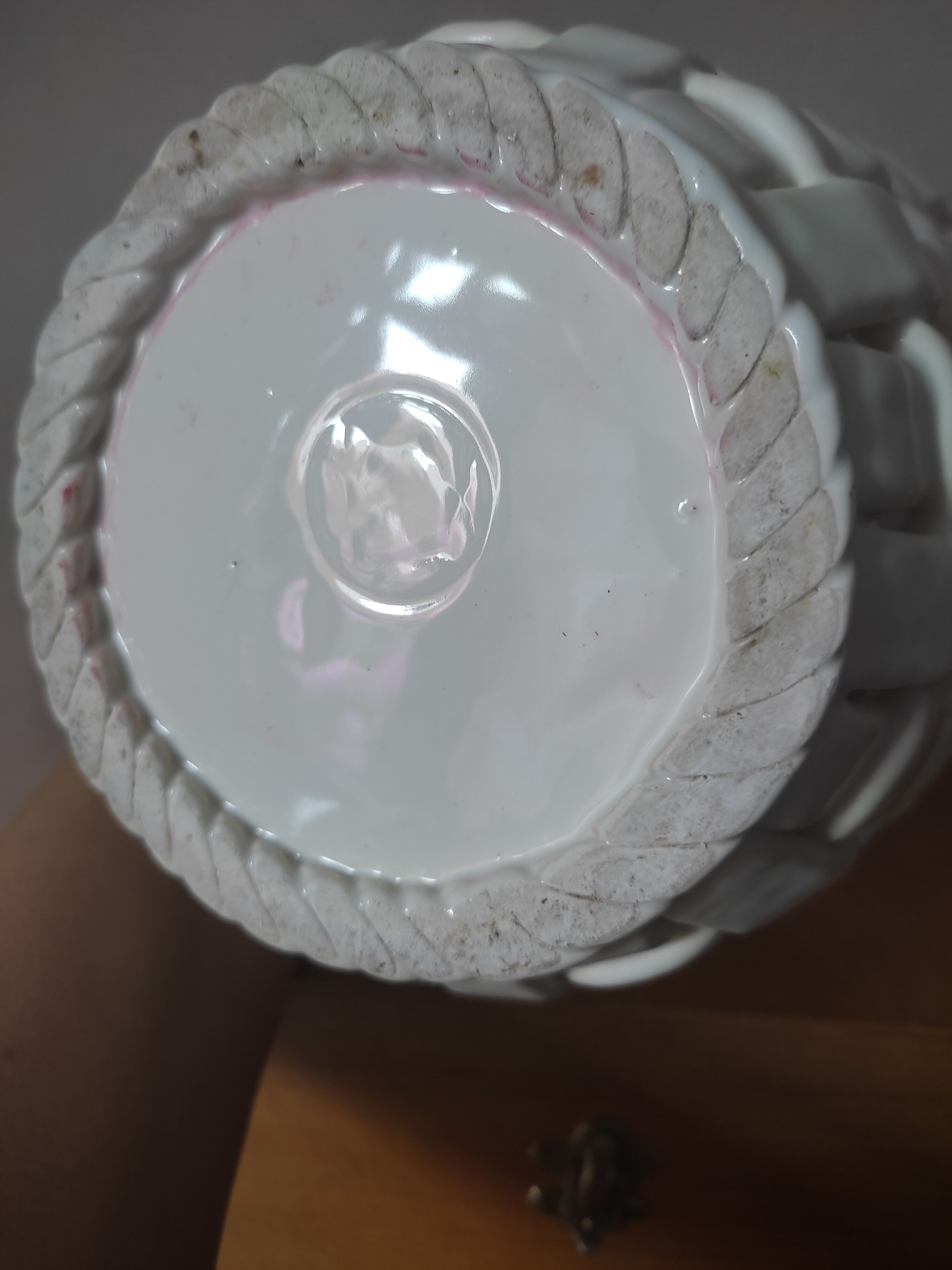 Braided earthenware pot pot cover