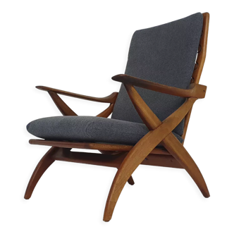 Mid-century teak lounge chair, by Topform, The Netherlands 1950's