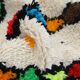 Handwoven coloured wool rug, 155 x 105 cm - P465