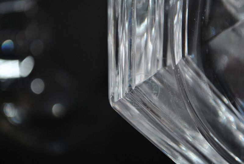 Pair of candlesticks model Regency Crystal Baccarat 1930