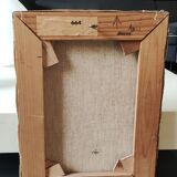 Peinture Art abstrait/Huile sur toile. Style Augustin Ubeda. 32 x 24cm