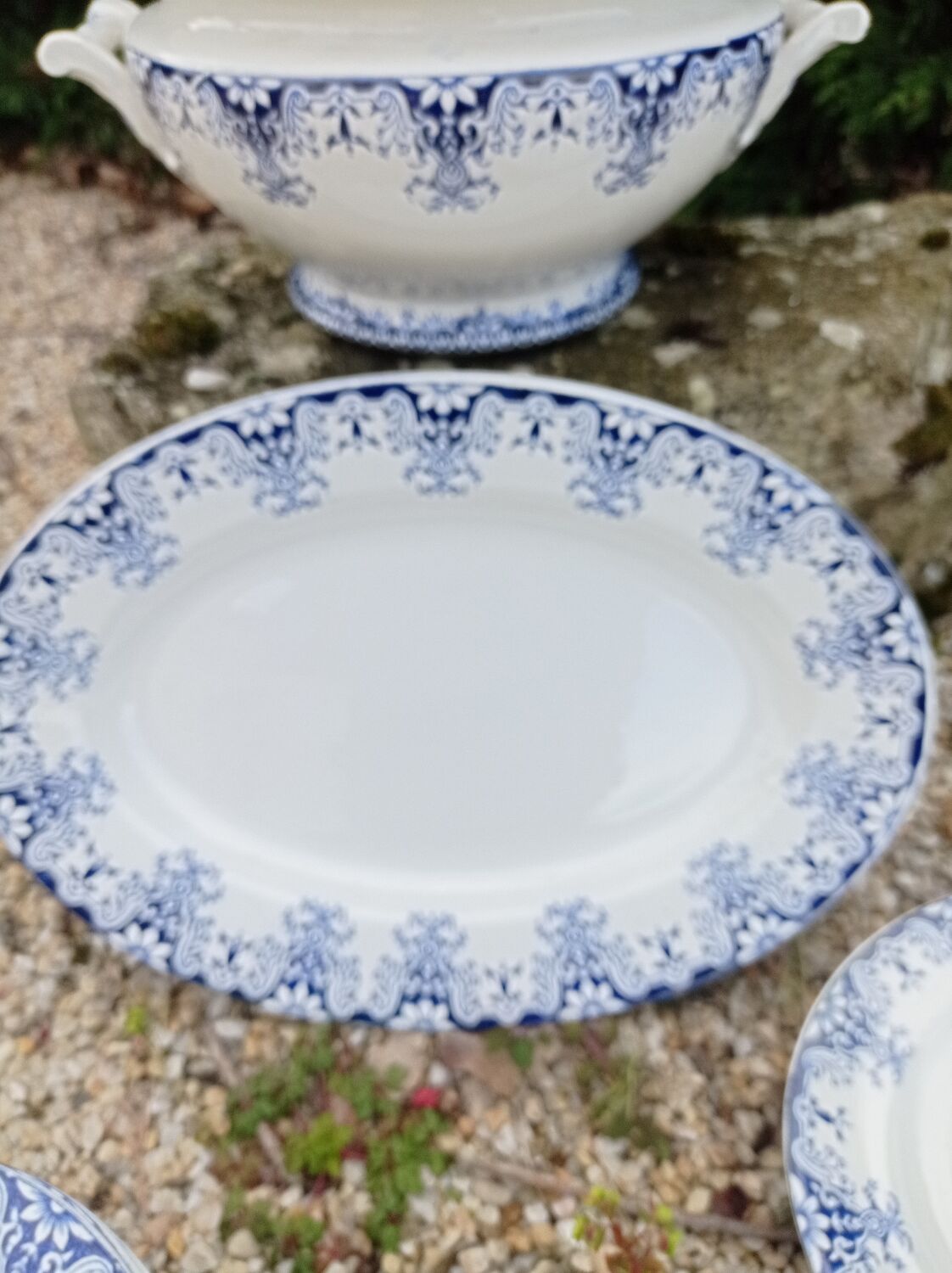 Service Terre de Fer de Longwy modèle Rouen