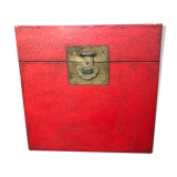 Coffre chinois rouge