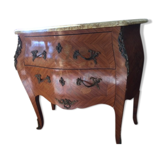 Chest of drawers rosewood marquetry