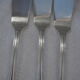 Fish service and its 6 silver-plated metal cutlery in the crossed ribbons model.