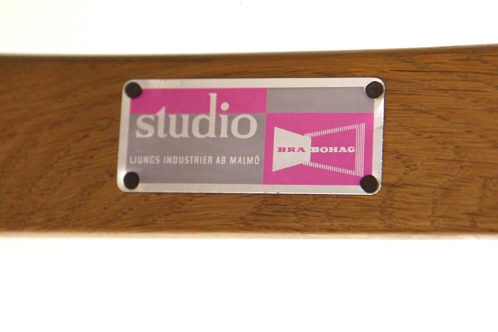 Scandinavian armchair "Kontur", Alf Svensson, Dux, Sweden, 1960