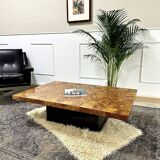 Design coffee table style elm magnifying glass