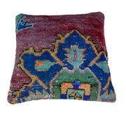 Housse de coussin de tapis turc vintage 45 x 45 cm