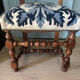 Series of 6 Louis XIII style chairs, in walnut