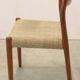 Suite de 6 chaises Niels O Möller modèle 77' Dukkerup
