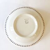 Large round dish/salad bowl from Faïencerie Nouvelle de Givors, "Maryse" model