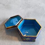 Boîte à bijoux en émail cloisonné